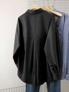 Long Sleeve Button Down Shirt Women's Long-Sleeved Dressy Tops And Blouses For Women