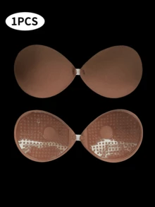 2/1 对聚拢粘性胸罩，可重复使用无肩带前扣隐形乳贴，女士内衣和内衣配饰 - 彩色 - 查看 40