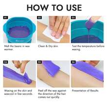 WAXKISS Professional Wax Heater Kit – 4x50g Wax Beans, 10 Wooden Spatulas, Silicone Pot, Easy-Clean & Foldable, Portable Design For Salon & Home UseWaxkiss Professional Wax - EU C Type Plug(220-240V) - View 6