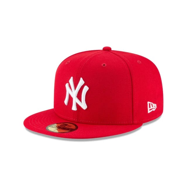 New Era  59Fifty Basic Red Fitted Hat - Red - View 1