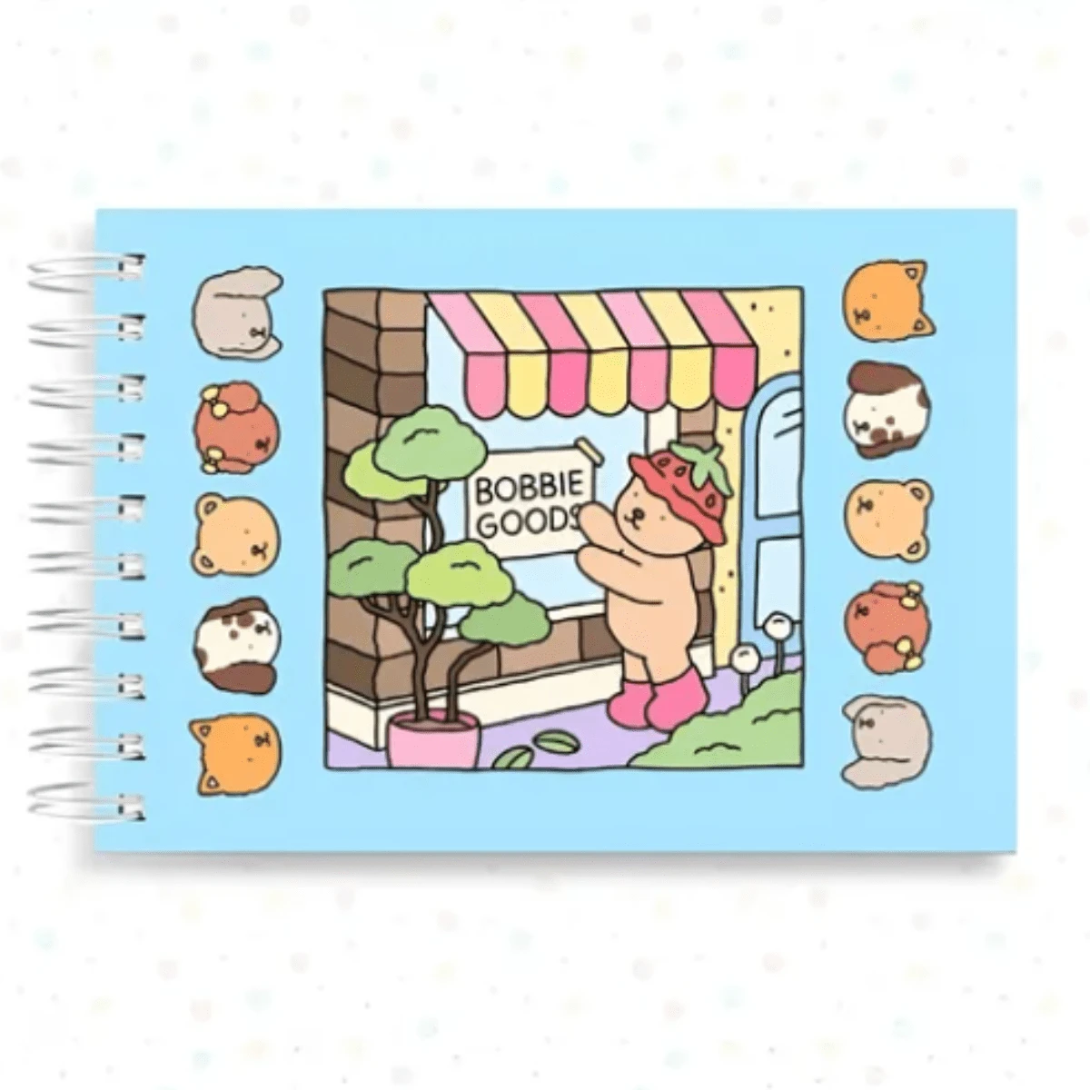 BG Coloring Book Hardcover 50 Pages - Thick Paper - Blue - View 1