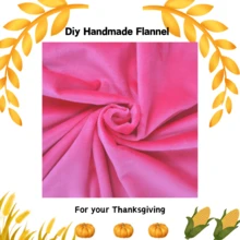 1pc Soft Plush Fabric Material, Suitable For Thanksgiving Decoration, DIY Handmade Home Textile, Applicable To Flannel - Multicolor - View 25
