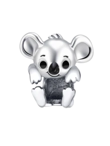 1 pieza Encantadora y de moda Charm Bead de la serie de cachorros para mascotas, apta para pulseras y brazaletes de mujer, manualidades de joyería DIY y combinación con atuendos diarios, decoración de joyería para niñas