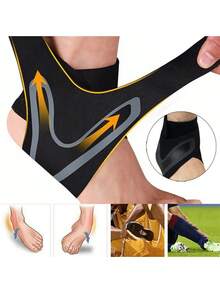 Sports Ankle Pads, Thin And Light Pressure Ankle Pads, Suitable For Outdoor Running, Basketball, Football Mountaineering, Sports Ankle Straps 1 Pack