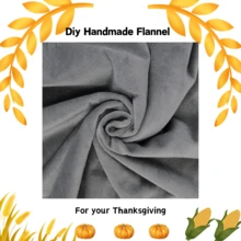 1pc Soft Plush Fabric Material, Suitable For Thanksgiving Decoration, DIY Handmade Home Textile, Applicable To Flannel - Multicolor - View 48