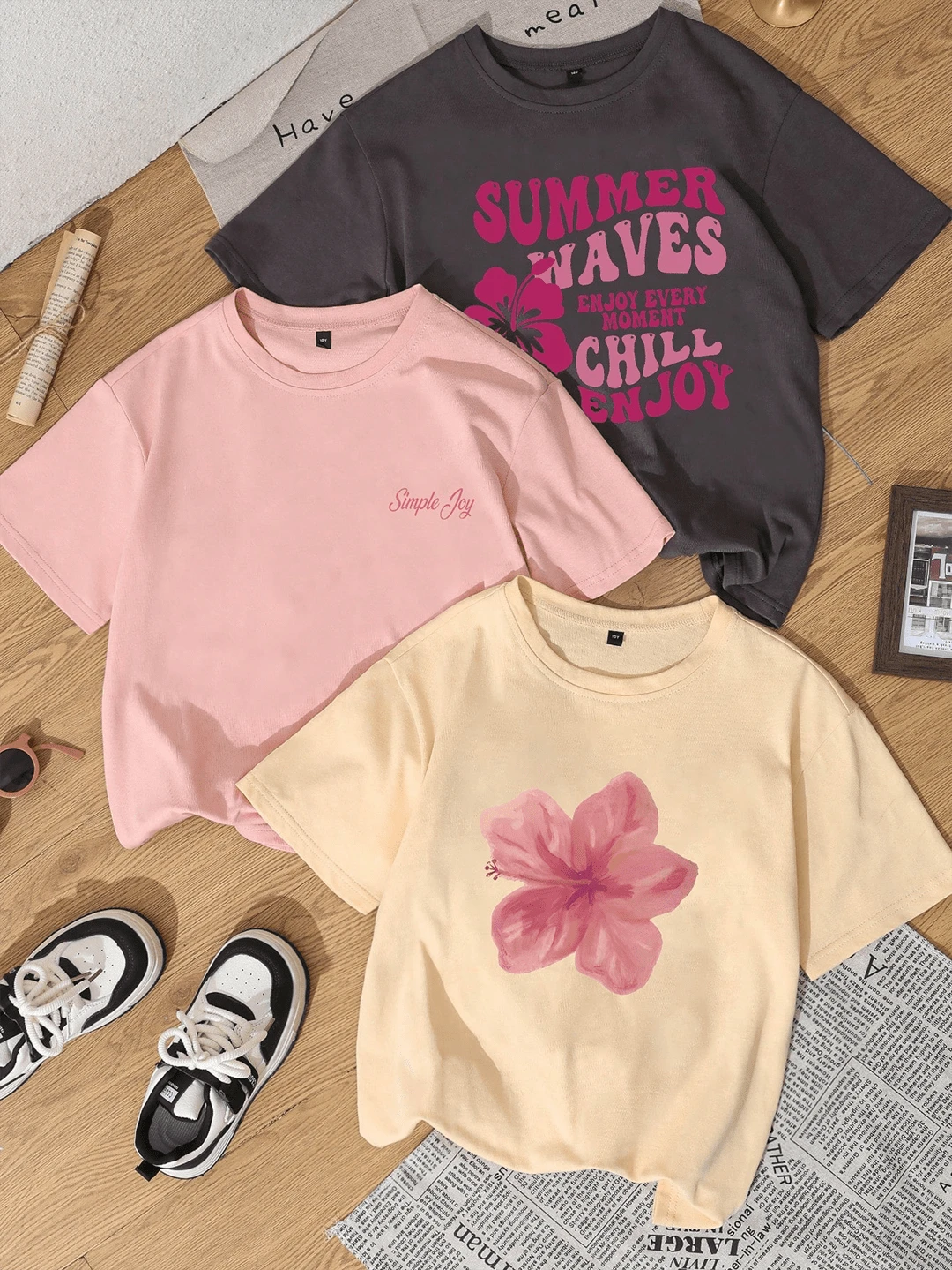 Women T-Shirts - 彩色 - 查看 1