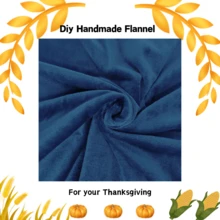 1pc Soft Plush Fabric Material, Suitable For Thanksgiving Decoration, DIY Handmade Home Textile, Applicable To Flannel - Multicolor - View 21