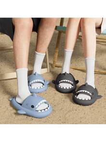 Zapatillas de Casa en EVA Suaves y Ligeras – Pantuflas con Diseño Divertido - Negro - Ver 9