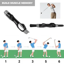 [Christmas And Thanksgiving Day]SKLZ Golf Grip Trainer - Enhance Grip Strength, Precision, And Swing Technique For Superior Golf Performance, Ideal For All Levels Of Play - 灰色 - 查看 5