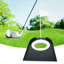 Golf Hole Cup, Indoor & Outdoor Golf Putter Training Device, Putting Green Practice Tool, Removable Inner Ring For Flexible 2-Mode Use, Green & Black, Golf Accessories, Golf Training Supplies, Indoor Sports, Outdoor Sports, Improve Your Golf Skills! Suitable For Golf Gifts, Sports Gifts, Sports Accessories, Men's Gifts, Golf Supplies, Fitness Accessories, Small Business Items, Camping, Club Supplies, Lawn Games.