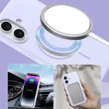 Apple Cell Phone Case 16 15 14 13 12 11 Pro Max Luxury Premium Liquid Silicone Case Cover With Full Protection Compatible With Magsafe Wireless Charging Magnetic - Màu nâu  Mocha - Xem 7