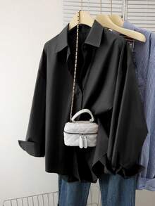 Long Sleeve Button Down Shirt Women's Long-Sleeved Dressy Tops And Blouses For Women