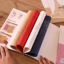 1 قطعة ألبوم نحت أوريغامي ورقي مجوف، فن قص الورق اليدوي DIY، نحت الرسم، فن قص الورق، هدية عيد ميلاد وأعياد