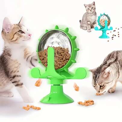 Interactive Dog Puzzle Feeder - Slow Feeder Treat Dispenser, Suitable For Small To Large Dogs Intelligence Training. Suitable For Puppy And Adult Interactive Feeder.