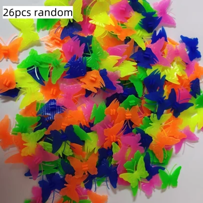 Colorful Bicycle Wheel Spoke Beads 35pcs Clip On Plastic Clip Universal Bicycle Spoke Accessories Wheel Decoration, Ideal For Halloween, Christmas, Easter, Birthday, New Year, Etc. Easy Installation Fits Most Standard Types Of Bicycle Spoke - Star Shaped