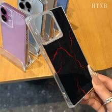 Funda roja con diseño tipo bloque, compatible con los modelos 16 Pro, 16, 15 Pro, 14, 14 Plus, 13, 13 Pro, 12 Pro y 12 Pro. Esta innovadora funda ofrece total transparencia y resistencia a los golpes, con un atractivo estético inigualable. - transparente - Ver 6