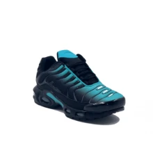 Men Sneakers - 黑色和綠松石色 - 查看 1