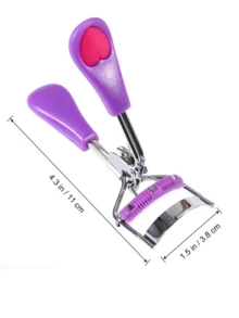 12件套睫毛夹套装，包含1个睫毛夹、3个替换刷头、3个睫毛梳和5个替换垫片，专为女性打造卷翘睫毛而设计（紫色）。价格实惠，适合作为圣诞礼物、化妆品、化妆工具等。套装包含：平价好物、礼品、女士礼品、圣诞礼物、赠品、旅行必备品等。 - 紫色 - 查看 5