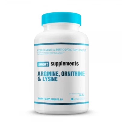  - Arginine, ornithine en lysine - 90 plantaardige capsules - ✅ Gratis verzending binnen 48/72 uur door het hele land - Voedingssupplement - Masmusculo: uw vertrouwde supplementenwinkel - Hoogste kwaliteit