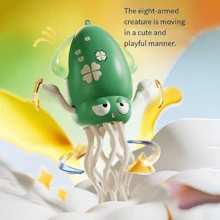 Electric Automatic Obstacle-Avoiding Octopus, LED Light Music Dance, Intelligent Obstacle-Avoiding Magic Dance, Indoor Entertainment Toy, Family And Friends Suitable Gift - Pink - View 5