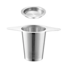 1pc Ultra-Fine Stainless Steel Tea Filter - Moderate Size And Large Capacity, Suitable For Making Pine Tea And Coffee. Made Of Stainless Steel. Kitchen Accessories,Cups Accessories,Coffee Accessories - متعدد الألوان - مشاهدة 7