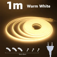 1 Stück COB LED Streifen, geeignet für Innen-/Außendekoration, Küche, TV Hintergrundbeleuchtung und Schrank Beleuchtung, 1m/5m/10m Innenbeleuchtung Neonlichter, geeignet für Zuhause, gewerbliche Orte, Partys, Hochzeiten, Schränke, Decken, Landschaftsdekoration