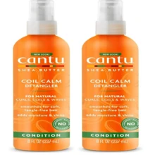 Cantu Coil Calm 顺发喷雾，含乳木果油，适用于天然发质，8 液体盎司，价格实惠，情人节礼物，廉价商品，旅行必备，房间装饰，情人节礼物，廉价小物，房间用品，1 美元商品，度假必备，女士礼物，卧室用品，情人节，99 美分 - ColorB - 查看 1