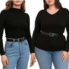 Women Belts - Black - View 1