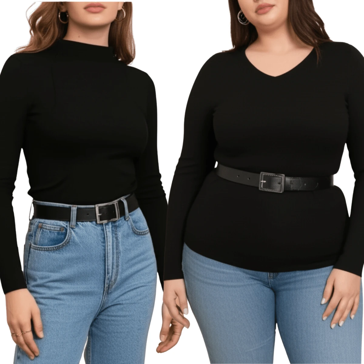 Women Belts - Black - View 1