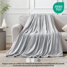 Sedalina Blanket. Sofa And Bed Blanket, Autumn And Winter, Soft, Warm, Machine Washable, Wrinkle Resistant - Light Grey - View 1