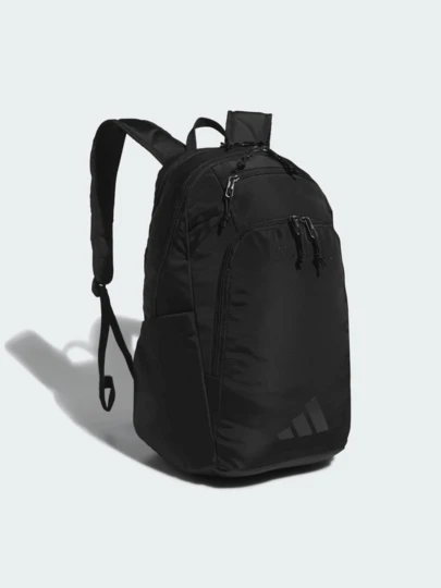 Adidas Defender 5 Backpack, Water Resistant Bag With Multiple Zip Pockets For Back To School Or Work