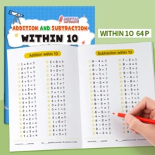 10-100 Addition And Subtraction Exercise Book: 64 Pages, With Answers, Step-By-Step Guidance, Used For Mental Arithmetic Training Within 100, Very Suitable For Students - Multicolor - View 11