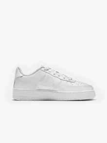 Nike Air Force 1 LE 男女款运动鞋经典篮球休闲日常舒适耐用皮革气垫白色 DH2920-111 - 白色 - 查看 4