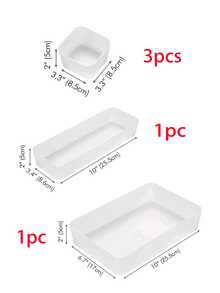 1pc/5pcs/12pcs Drawer Storage Boxes, 3 Sizes To Choose From, Multipurpose Frosted Desktop And Drawer Organizers For Bedroom Bedside Table Dressing Table Bathroom Kitchen Pantry Closet Makeup Accessories Socks Underwear Jewelry Electronics Cable Neat Home Organization, Stackable Space-Saving Liners Free Design, I For Back To School Dorm Room, Holiday Gift Prep, Cyber Monday Thanksgiving Christmas Home Dr