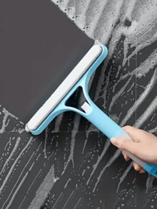 三合一多功能玻璃清洁剂，带喷雾器和刮刀 - 手持式窗户、瓷砖和汽车挡风玻璃刮水器，高效清洁 - 彩色 - 查看 6