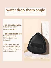 2PCS (Buy One Get One Free) Multifunctional Black Pineapple Makeup Sponge Cushion Ultra Soft For Wet And Dry Use, Foundation Blending Makeup Sponge, Liquid/Cream/Powder Seamless Smooth Beauty Sponge, Professional Soft Concealer Sponge, Soft Beauty Sponge Blender Set, Multifunctional Makeup Tool For Foundation, Loose Powder, Concealer, Eye Shadow, Eye Highlight And Contouring, Great For Makeup Beginners And Enthusiasts, Suitable For All Skin Types