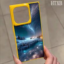 Teléfono con diseño de bloques azules, compatible con los modelos 16 Pro, 16, 15 Pro, 14, 14 Plus, 13, 13 Pro, 12 Pro y 12 Pro. Ofrece protección total contra golpes, una amplia abertura, un elegante marco brillante y una excelente calidad de imagen. - Amarillo - Ver 7