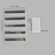 Magnetic Nail Swatches Book Color Testing Detachable Nail Tip Acrylic Gradient Color Display Booklet Adetachable Manicure Display - Multicolor - View 9