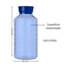 Large Refrigerator Bottle Kit 1.65LT Slim Premium Water Juice Jug 1.65LT - 藍色 - 查看 4