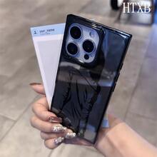Funda protectora con diseño de espalda de una chica en la parte trasera, compatible con los modelos 16 Pro, 16, 15 Pro, 14, 14 Plus, 13, 13 Pro, 12 Pro y 12 Pro Plus. Cuenta con un diseño integral a prueba de golpes con una amplia abertura, un elegante marco brillante y una excelente calidad. - Amarillo - Ver 5
