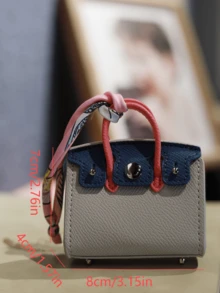 1pc Mini Coin Purse, Headphone Bag, Lipstick Bag, Key Bag, Christmas Gift,Bag Hanging Decoration,Bag Accessories,The Perfect Gift For Girls,Suitable For Daily Travel Wear,Elegant And Fashionable Color ,Silk Scarf Hanging Rope Random Pattern Color,Mini Bag Hanging On The Bagblocking Pattern, Silk Scarf Hanging Rope,Simple Solid Color PU Splicing, Available In Multiple Colors,Saudi Arabia's National Day