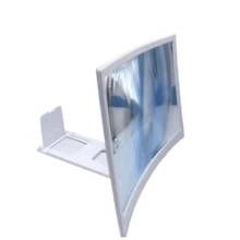 1pc Mobile Magnifying Glass, 12 Inch Curved Mobile Magnifying Glass Upgraded High-Definition 3D Mobile Screen Amplifier Mobile Phone Stand, With Screen Amplifier, Compatible With All Smartphones For Movies And Videos, Foldable Stand Extender, Bringing A Perfect Viewing Experience And Enhancing Your Gaming And Movie Nights. - Multicolor - View 9