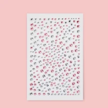 2sheet/650pcs Pearl Stickers DIY Home Decoration - Self-Adhesive Flat Back Pearls For Nails, Phones, And More ,For Party, Office, Valentine's Day And More