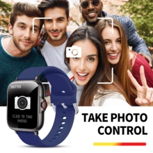 新款男女通用智能手表，支持通话/接听，追踪步数/卡路里/距离，多种运动模式，闹钟/来电/信息提醒，1.83英寸全触控屏幕，兼容安卓系统，是圣诞节、新年、情人节及其他节日的理想礼物。 - 彩色 - 查看 6