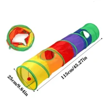 Colorful Cat Maze Tunnel Pet Toy - Multicolor - View 8