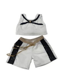 DISFRAS RUMI KPOP 3 PIEZAS - Blanco y Negro - Ver 3