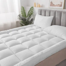 Matratzenauflage 10CM Matratzentopper Ultraweich Gefüllte Matratze Atmungsaktive