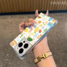 Funda protectora con diseño de botella y animales, compatible con los modelos 16 Pro, 16, 15 Pro, 14, 14 Plus, 13, 13 Pro, 12 Pro y 12 Pro Plus. Transparente, con cobertura total, resistente a golpes y con un diseño elegante y moderno. - transparente - Ver 3