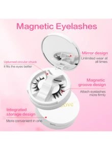 1 Cặp Lông Mi Giả Từ Tính Lông Mi Giả Fox Eyelash Tự Nhiên Mi Giả Từ Tính Dài Tự Nhiên Không Cần Keo Dán Bộ Nối Mi Giả Có Thể Tái Sử Dụng Kèm Dụng Cụ Gắn Mi Không Cần Keo Dán Và Không Cần Tẩy Trang Mi Dễ Dàng Sử Dụng Thích Hợp Sử Dụng Hàng Ngày - lông mi mềm mại - Xem 5