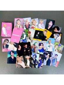 B/L/A/C/K/P/I/N/K 2025 世界巡回演唱会高清照片卡包 - 现场舞台瞬间和“JUMP”，S/Tray Kids“KARMA”2025 回归照片卡包 Ban Chan Hyun Jin Leeeknow Chang Bin Seung Min I.N 交换卡套装 - 粉丝剪贴簿套装